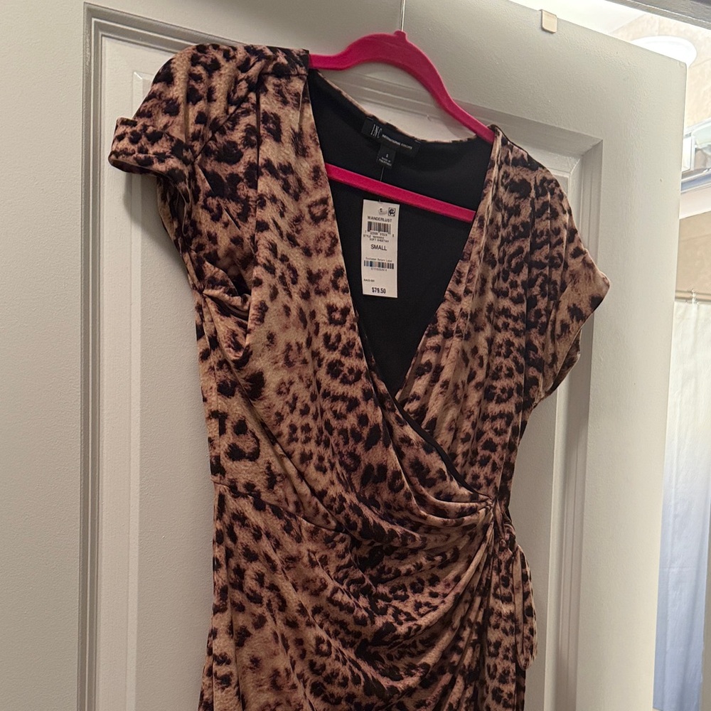 INC International Concepts Animal Print Midi Dress